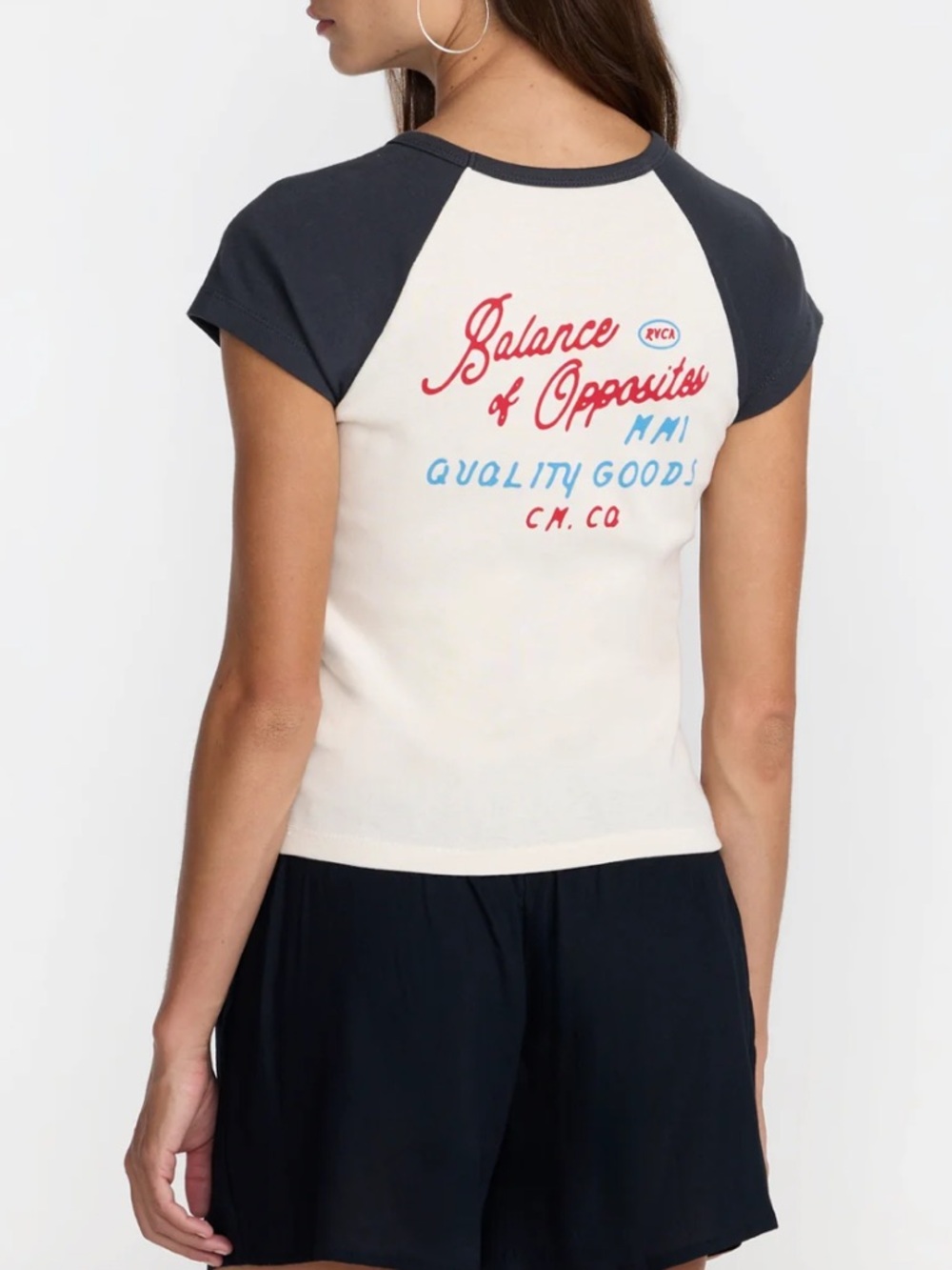 RVCA Workshop Raglan Tee - Picture 3 of 9